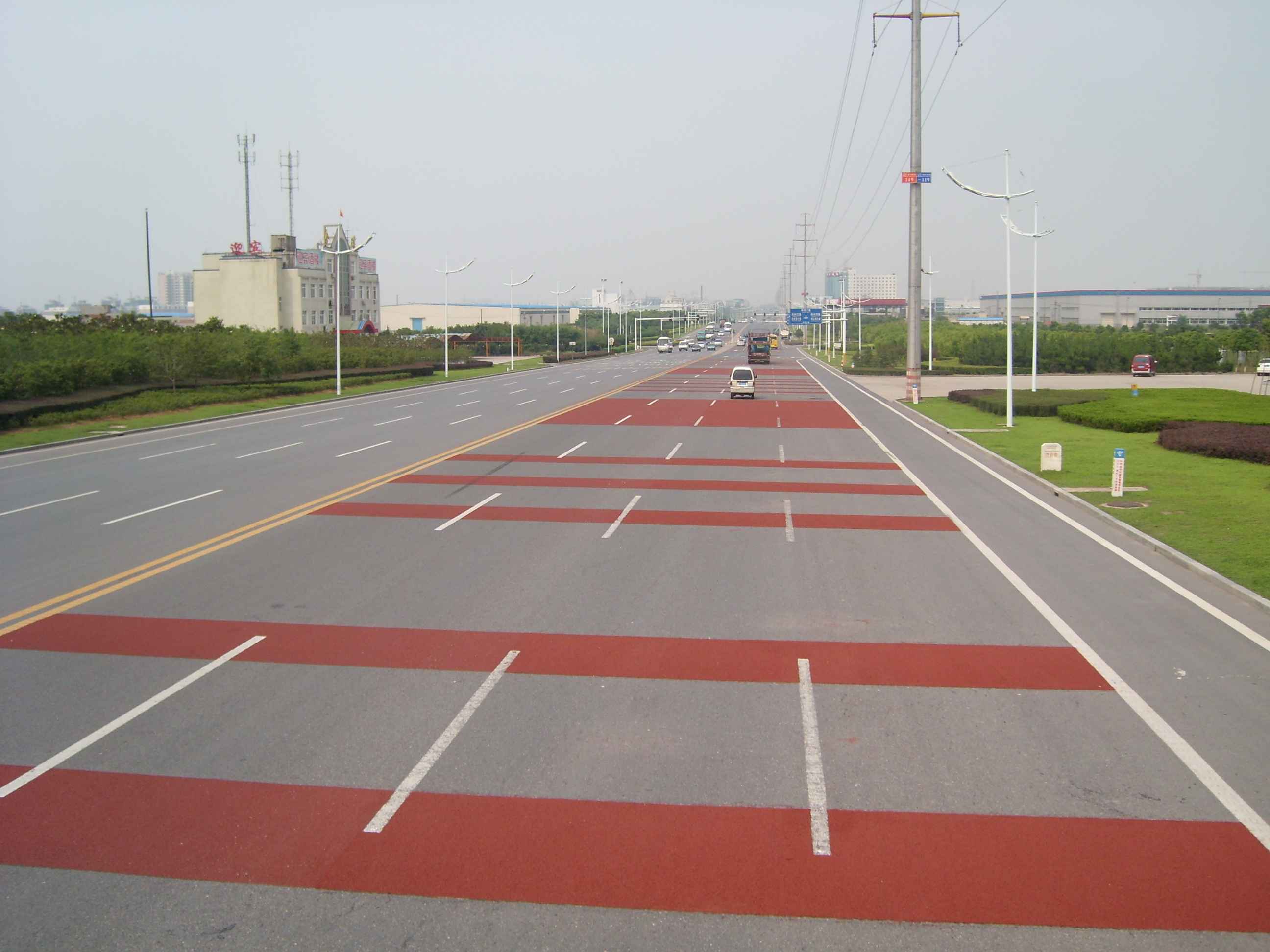 彩色防滑路面 彩色防滑路面